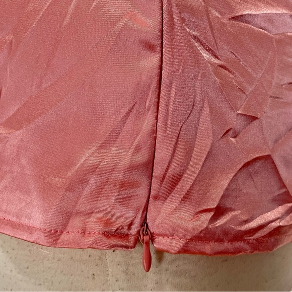 Vintage Satin Dots Pink Corset Top with Jacket Caplet Set - Picture 5 of 12